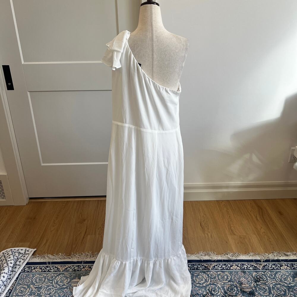 CITY CHIC Women's Izabela Maxi Dress Size 16 In Ivory - Picture 5 of 12